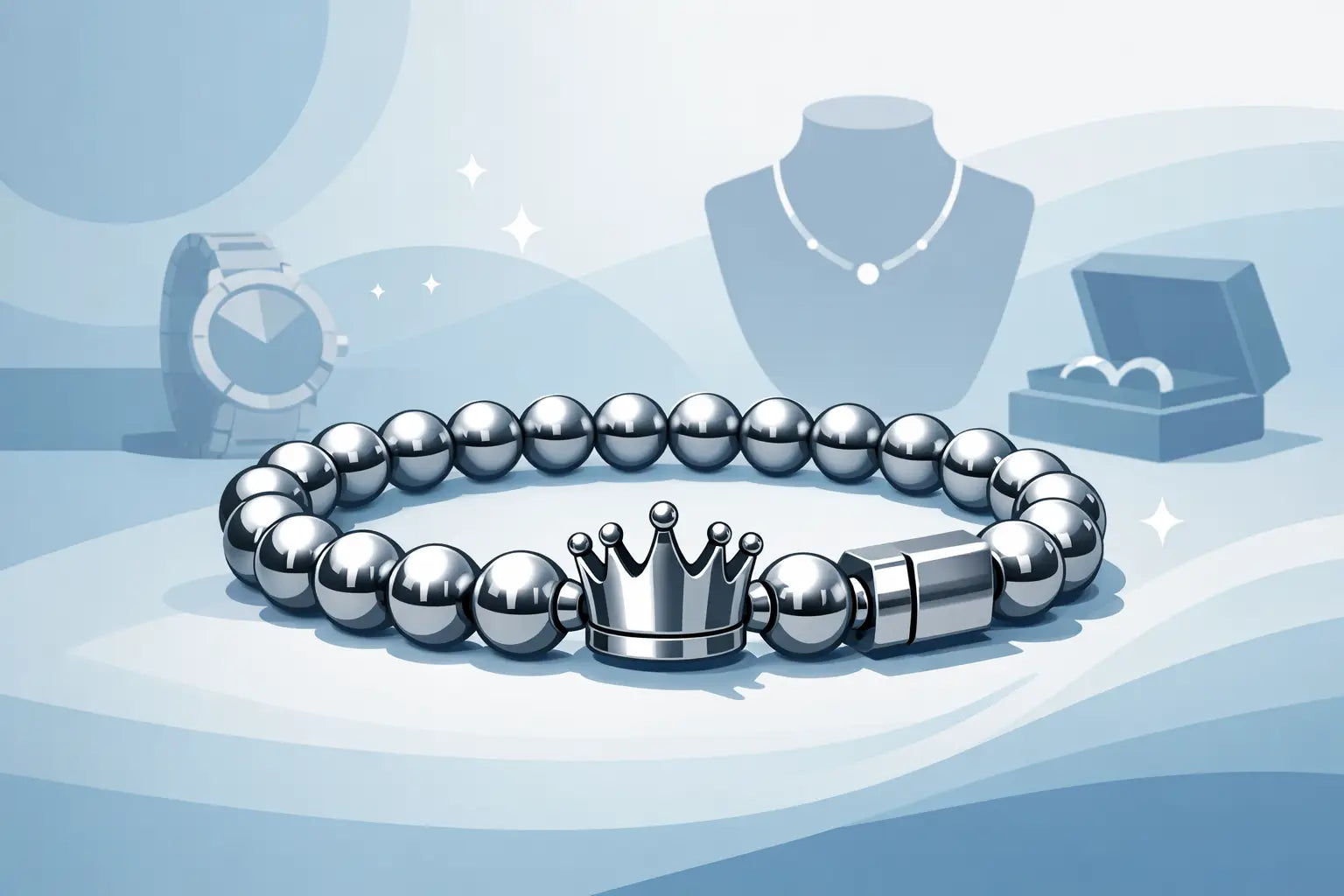 Stainless Steel Royal Pop Bracelet Guide