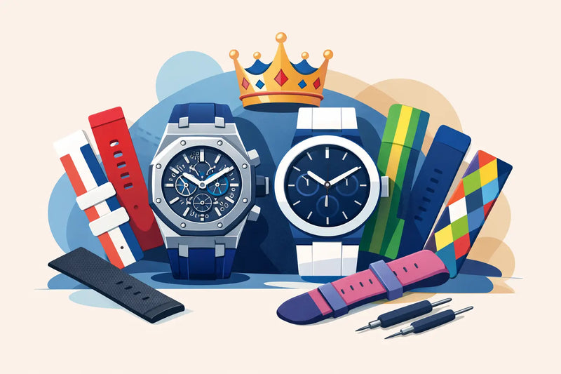 AP x Swatch Royal Pop Strap Guide