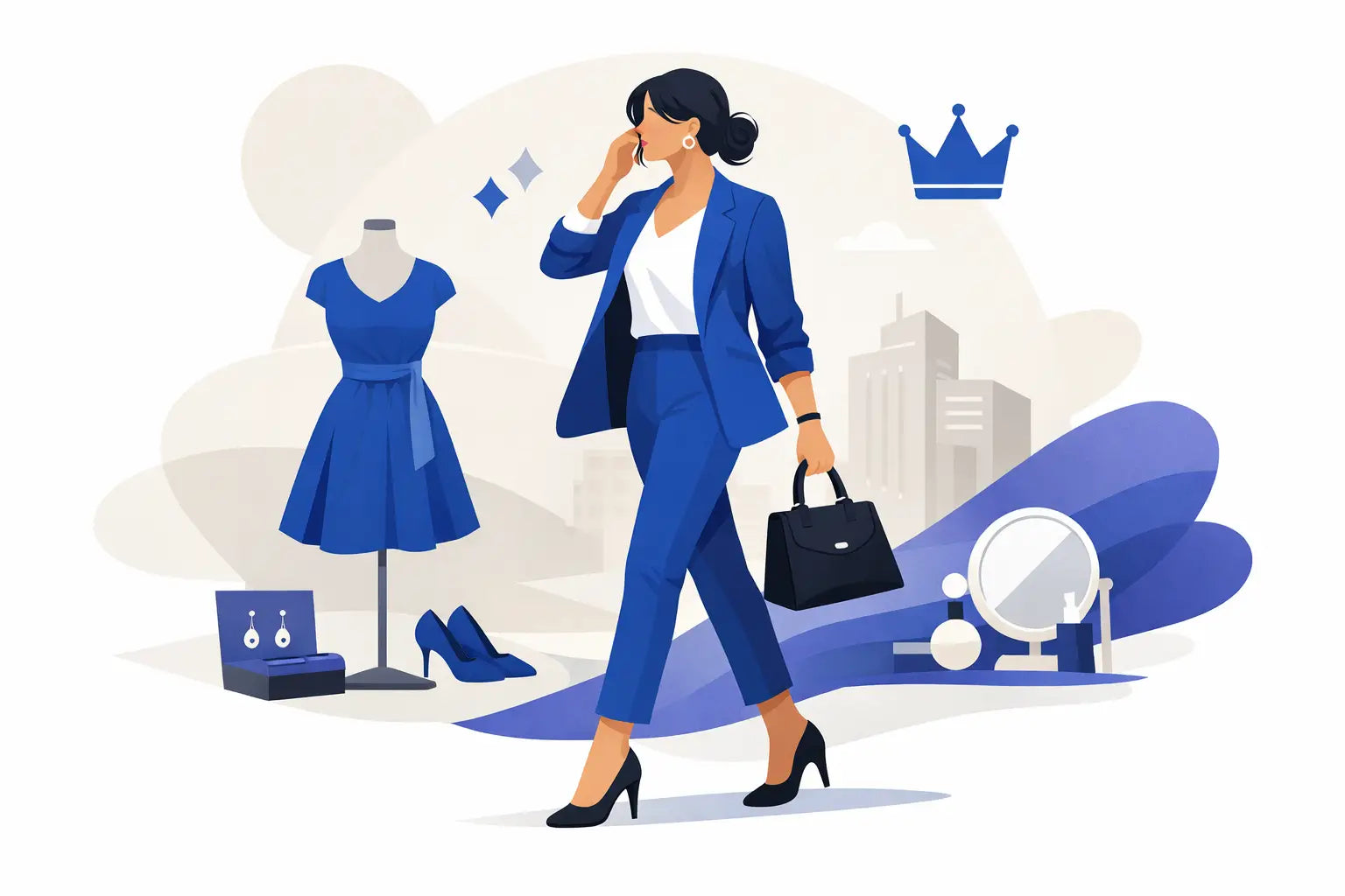 How to Wear Royal Pop the Right Way