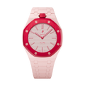 Bioceramic-Gehäuse mit Gliederarmband für AP x Swatch Royal Pop Otto Rosso