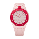 Bioceramic-Gehäuse mit Gliederarmband für AP x Swatch Royal Pop Otto Rosso