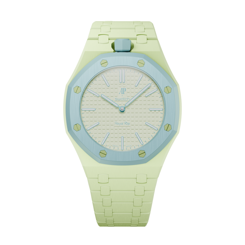 Bioceramic Bracelet Case For AP x Swatch Royal Pop Blaue Acht