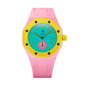 Bioceramic-Gehäuse mit Kautschukband für AP x Swatch Royal Pop OTG ROZ