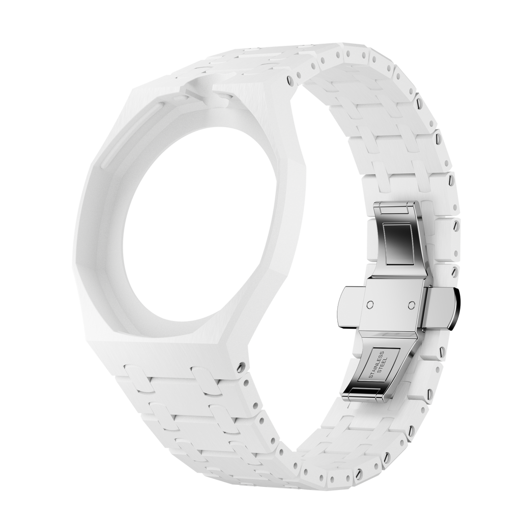 Bioceramic Bracelet Case For AP x Swatch Royal Pop Huit Blanc