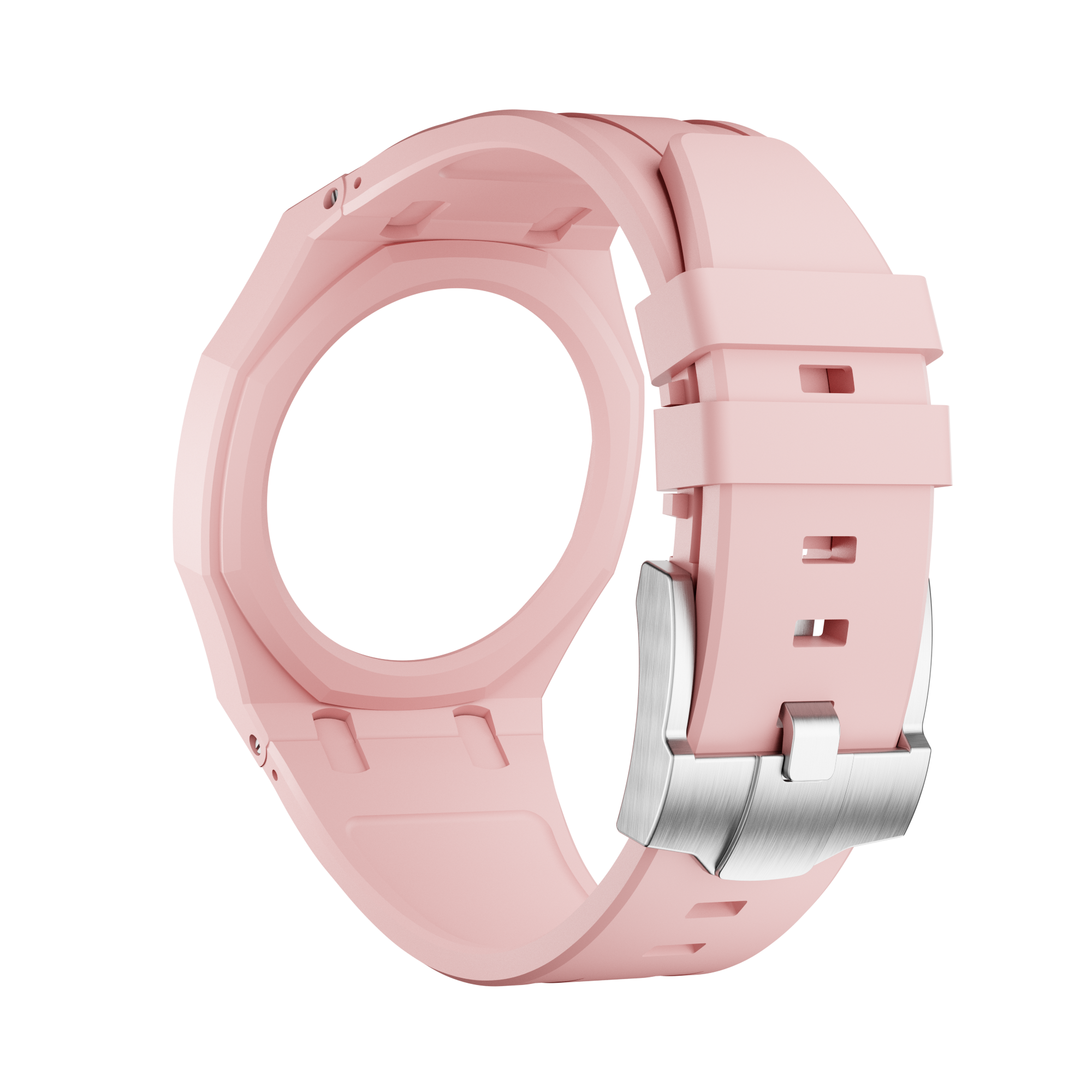 Bioceramic Rubber Strap Case  For AP x Swatch Royal Pop Otto Rosso