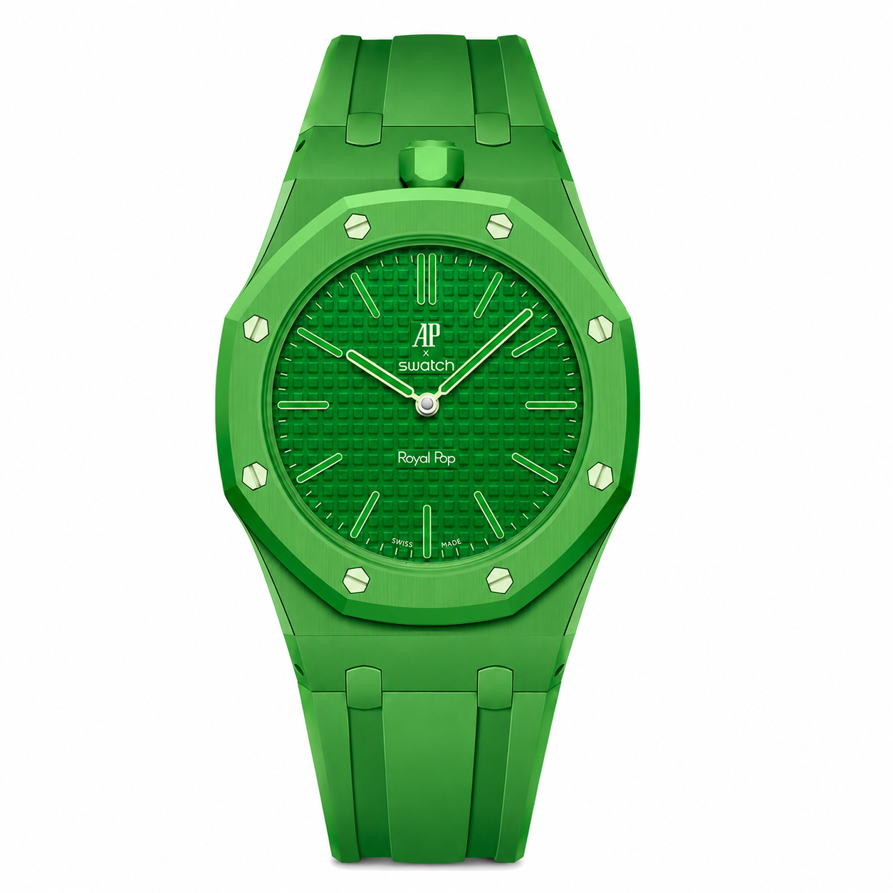 Swatch AP x Swatch Royal Pop — GREEN EIGHT