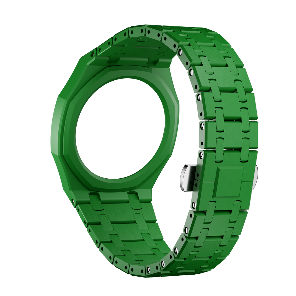 Bioceramic Bracelet Case For AP x Swatch Royal Pop Green Eight