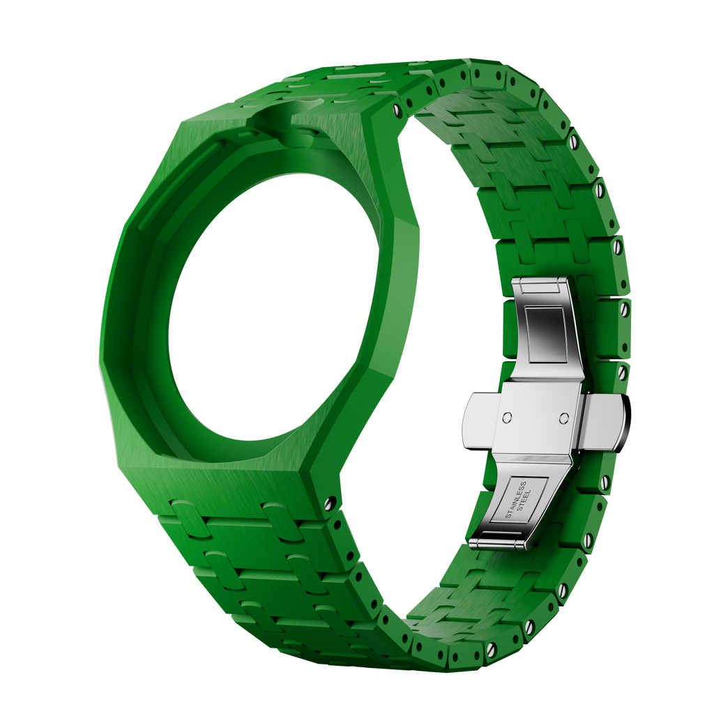 Bioceramic Bracelet Case For AP x Swatch Royal Pop Green Eight