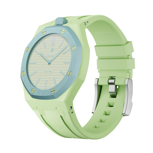Bioceramic-Gehäuse mit Kautschukband für AP x Swatch Royal Pop Blaue Acht