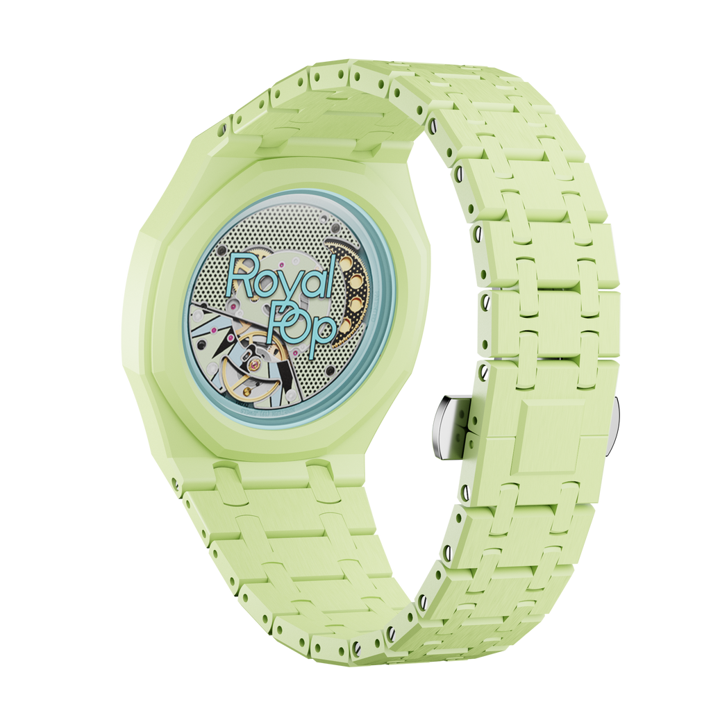 Bioceramic Bracelet Case For AP x Swatch Royal Pop Blaue Acht