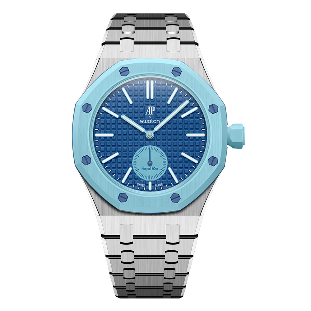 Luxury Strap Case for AP x Swatch Royal Pop Blaue Acht | Strapmont