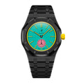 Full Frame Cover Stainless Steel Black Bracelet Case for AP X Swatch Royal Pop OTG ROZ