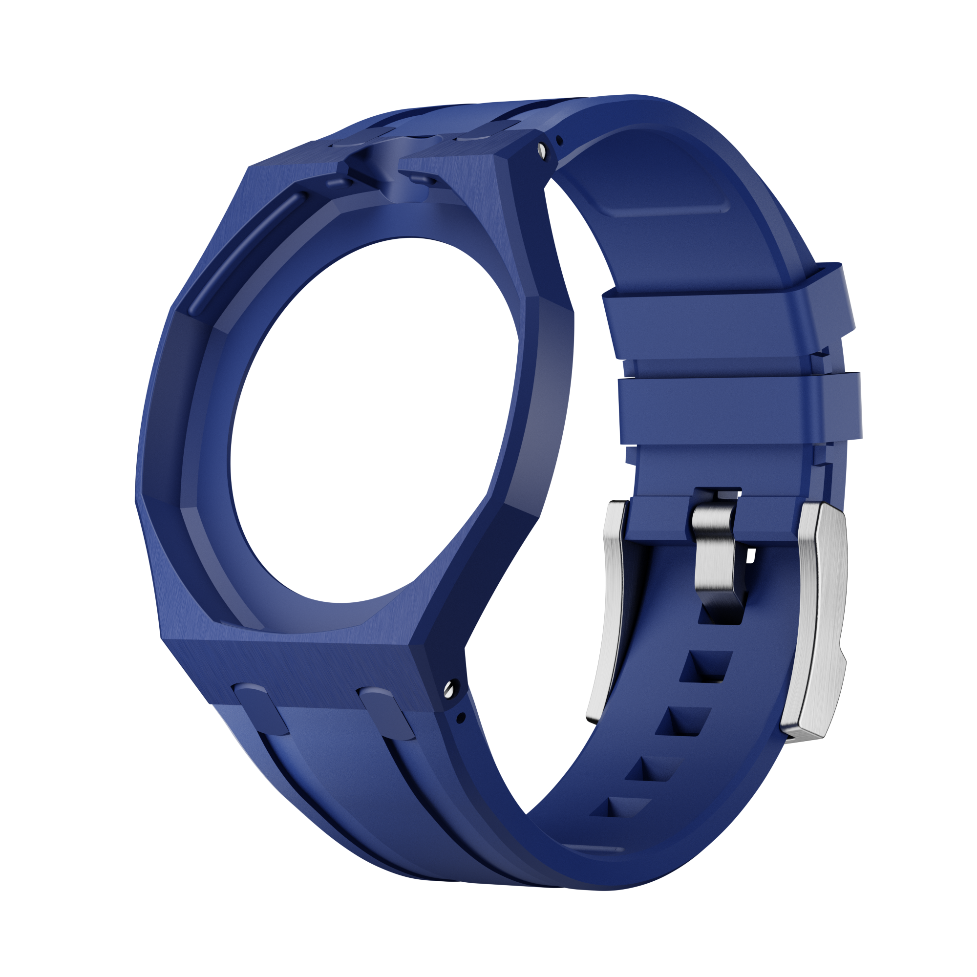 Bioceramic Rubber Strap Case For AP x Swatch Royal Pop Orenji Hachi