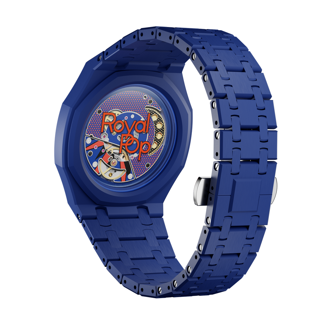 Bioceramic Bracelet Case For AP x Swatch Royal Pop Orenji Hachi