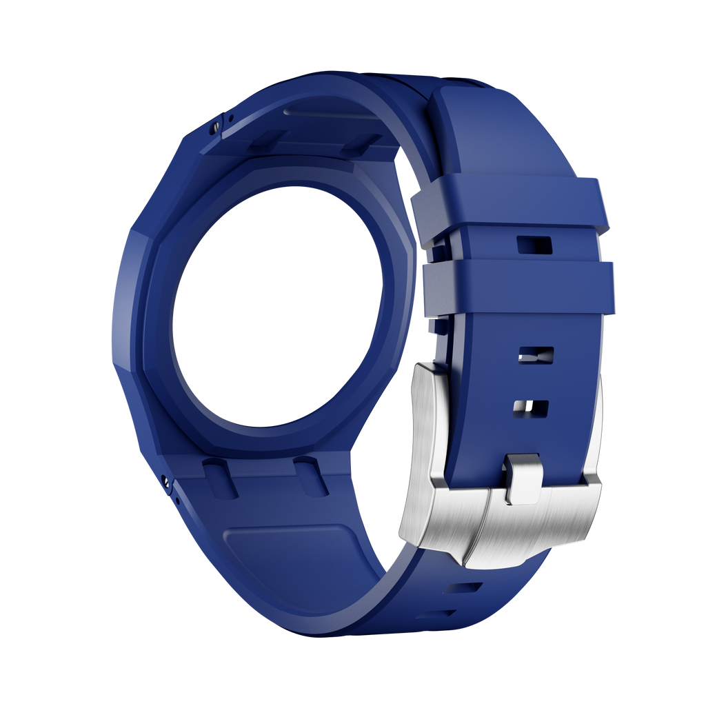Bioceramic Rubber Strap Case For AP x Swatch Royal Pop Orenji Hachi