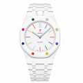 Bioceramic Bracelet Case For AP x Swatch Royal Pop Huit Blanc
