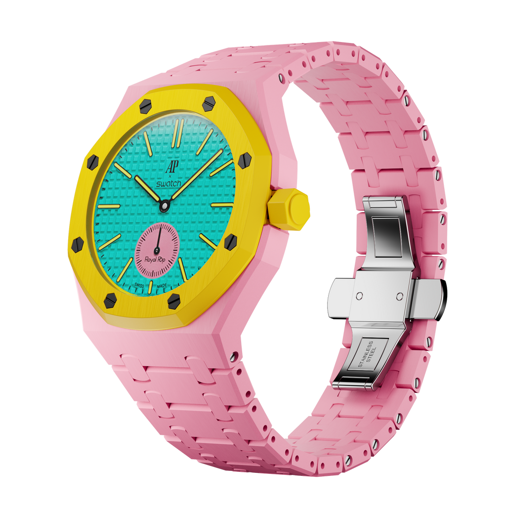 Bioceramic Bracelet Case For AP x Swatch Royal Pop OTG ROZ