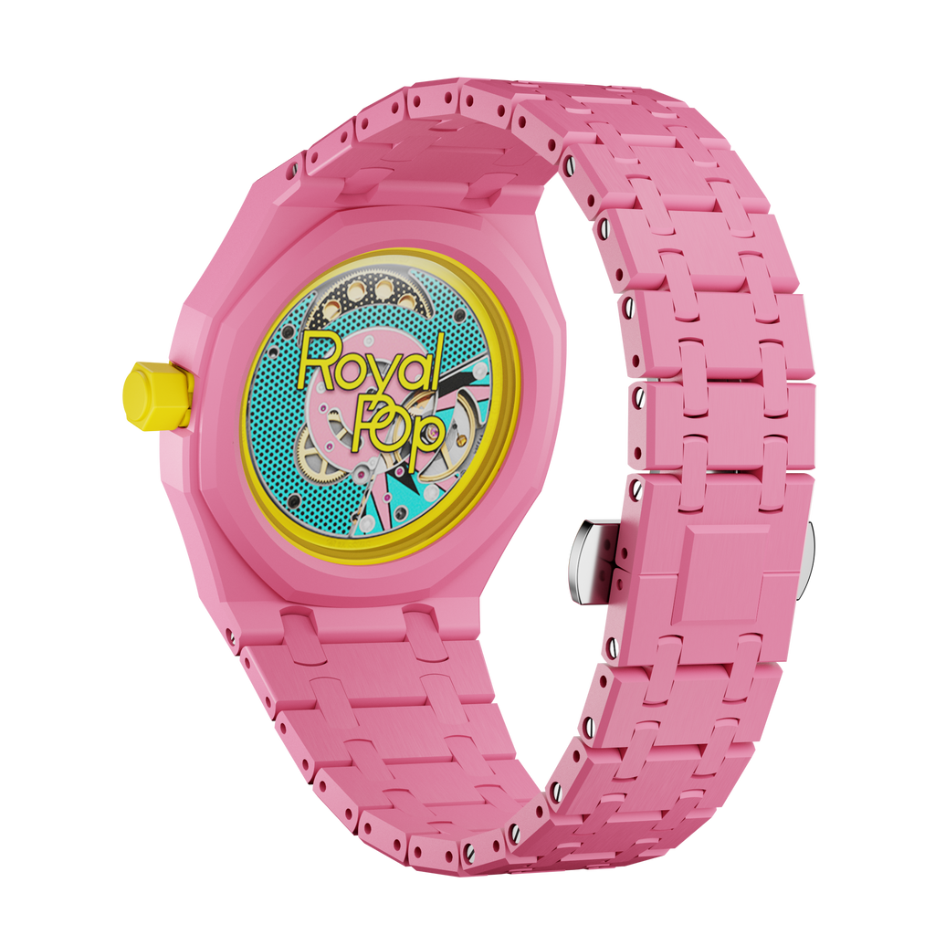 Bioceramic Bracelet Case For AP x Swatch Royal Pop OTG ROZ
