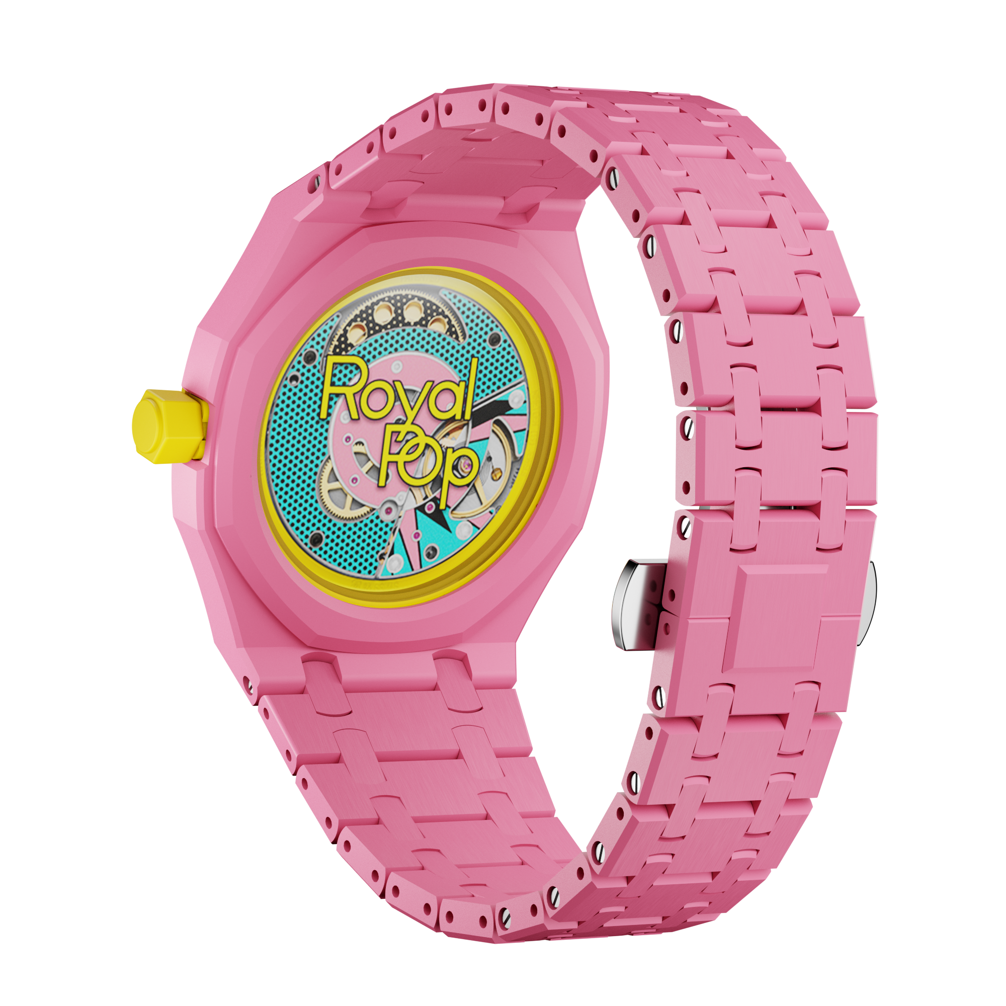 Bioceramic Bracelet Case For AP x Swatch Royal Pop OTG ROZ