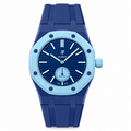 Bioceramic Rubber Strap Case For AP x Swatch Royal Pop Làn Ba