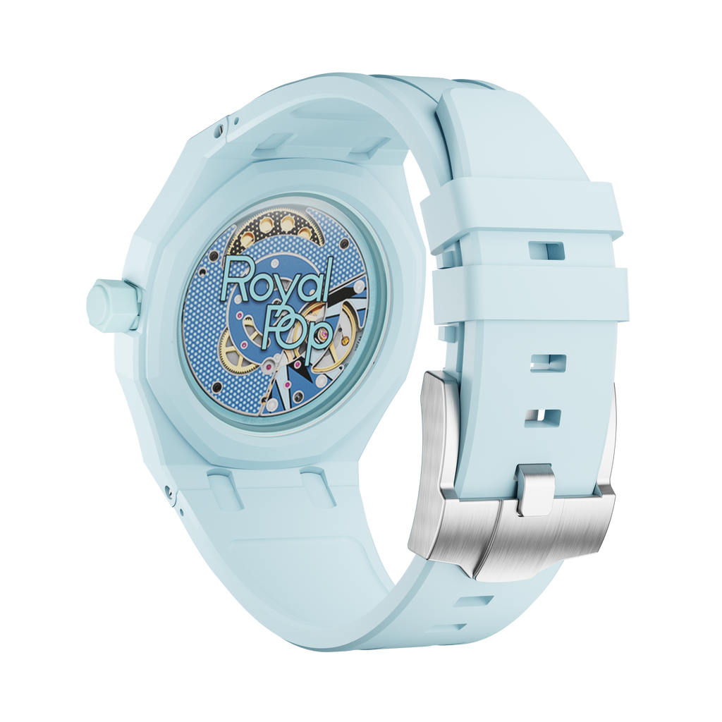 Bioceramic-Gehäuse mit Kautschukband für AP x Swatch Royal Pop Làn Ba