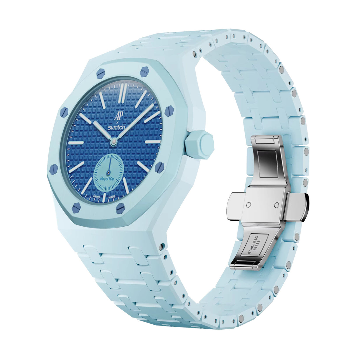 Bioceramic Bracelet Case For AP x Swatch Royal Pop Làn Ba