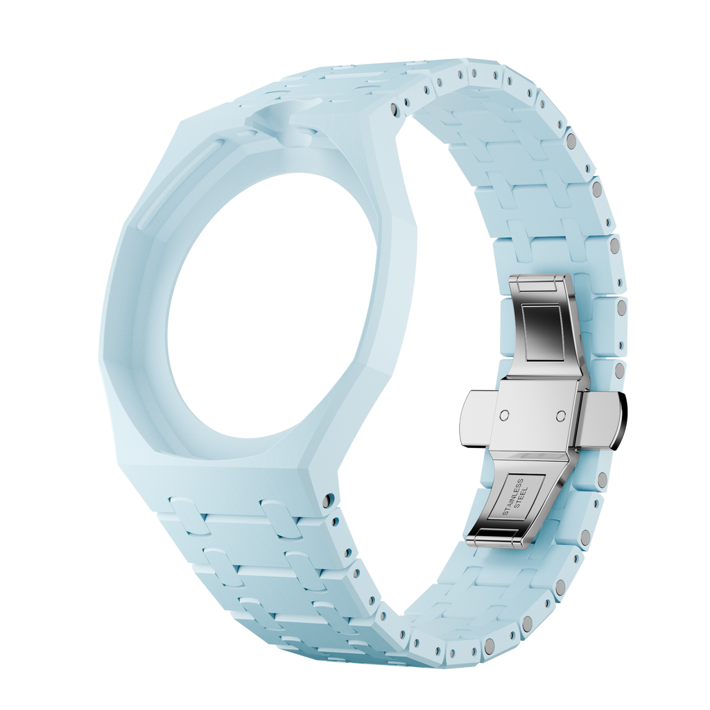 Bioceramic Bracelet Case For AP x Swatch Royal Pop Blaue Acht